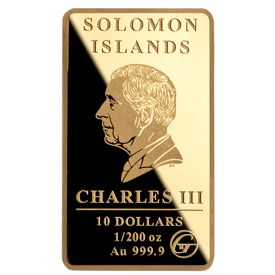 1/200 oz Gold Bar - Landmarks of the World - Statue of Liberty thumbnail 2
