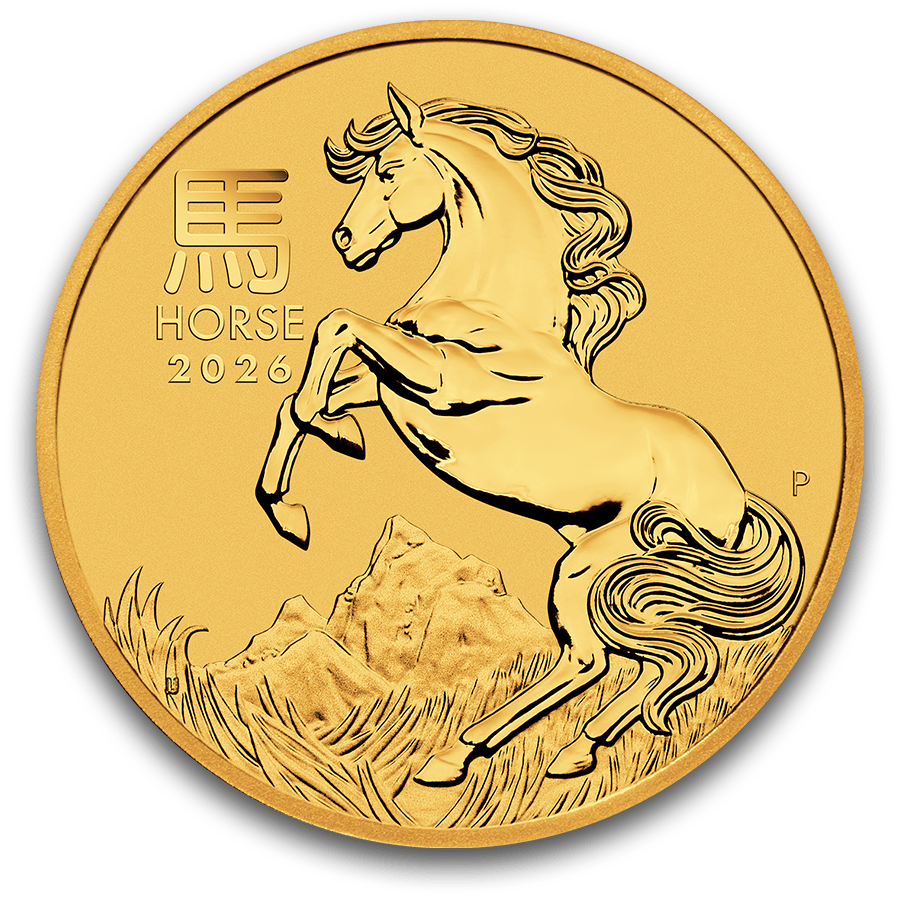 1/10 ounce Gold Coin - Australian Lunar Horse 2026 (Series III) — photo 1