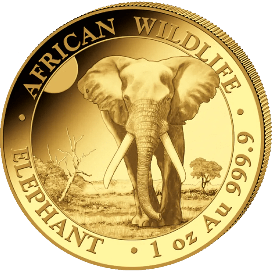 1 ounce Gold Coin - Somalia Elephant 2025 — photo 1