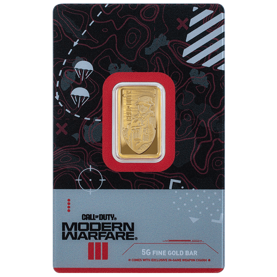 5 gram Gold Bar - Call of Duty (with frame) thumbnail 7