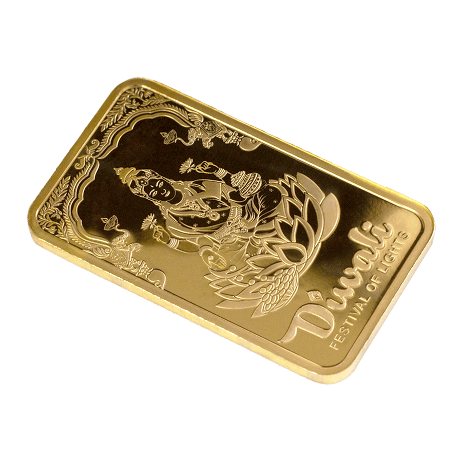 5 gram Gold Bar - Diwali Lakshmi thumbnail 5