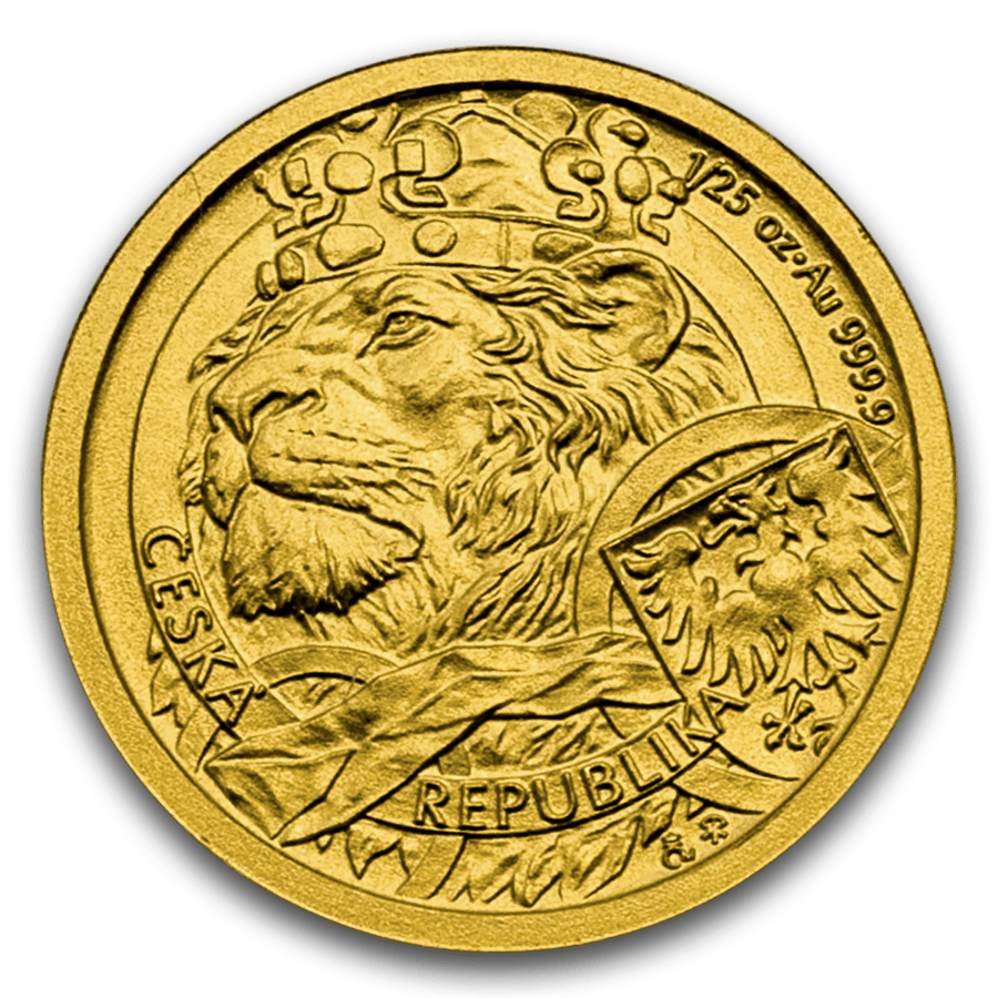 1/25 ounce Gold Coin - Czech Lion 2025 — photo 1