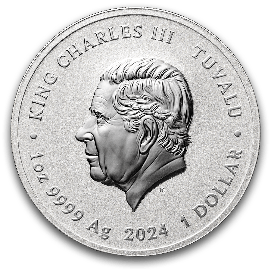 1 ounce Silver Coin - Black Flag The Kingston 2024 thumbnail 2