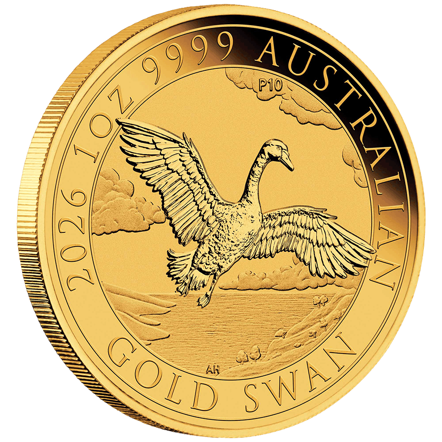 1 ounce Gold Coin - Australian Swan 2026 thumbnail 3