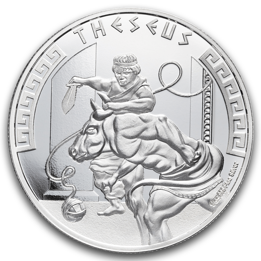 1 ounce Silver Coin - Greek Heroes Theseus 2024 — photo 1