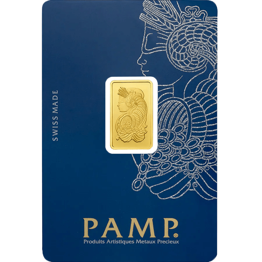 5 gram Gold Bar - PAMP Suisse Lady Fortuna — photo 1