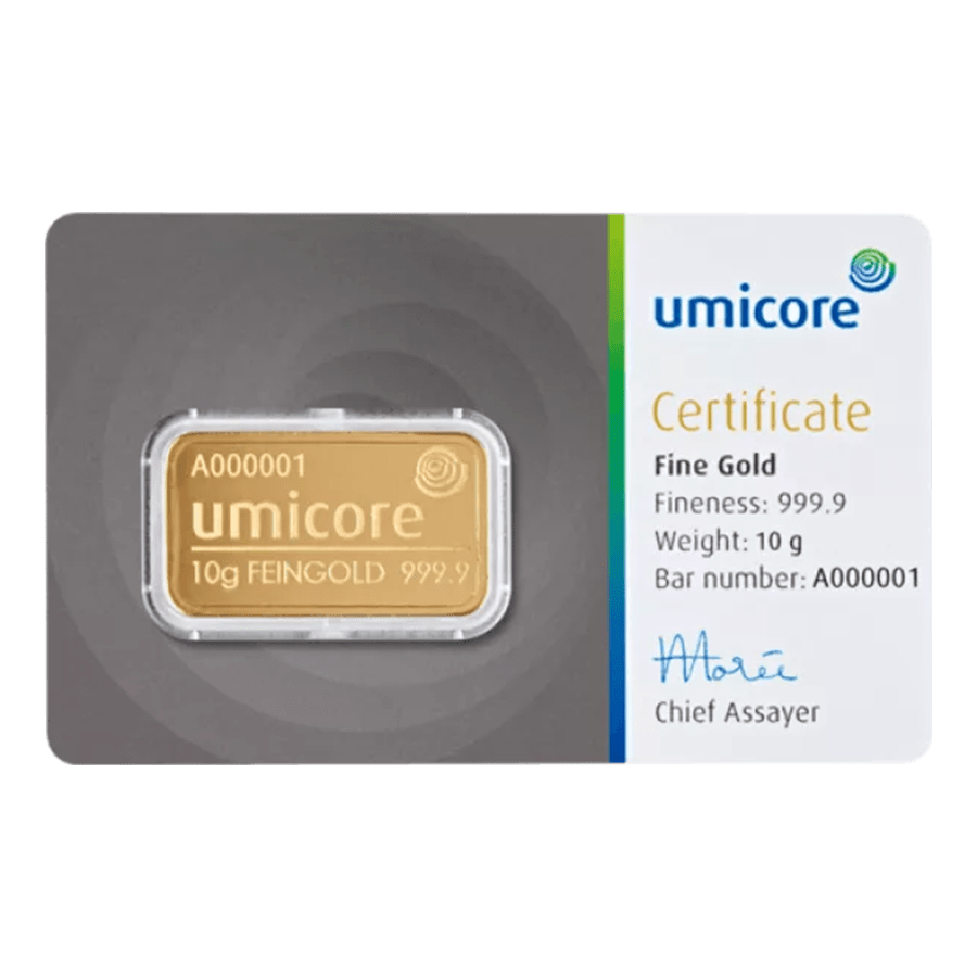 10 gram Gold Bar - Umicore