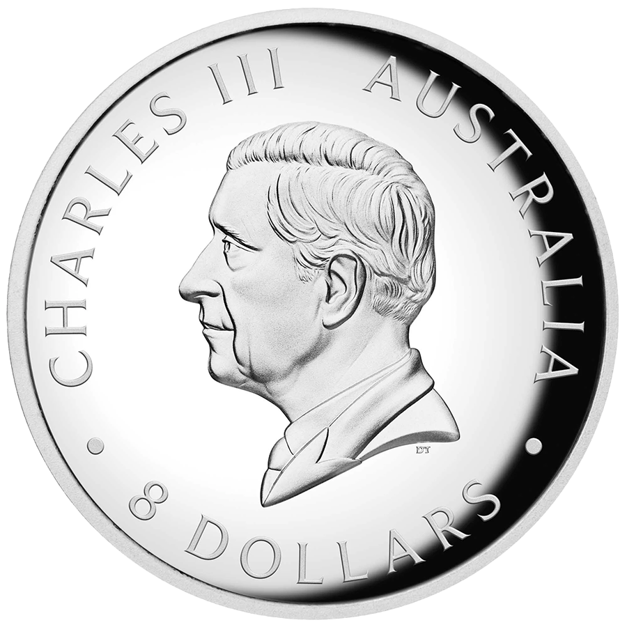 5 ounce Silver Coin - Australia Swan Proof HR 2025 thumbnail 2
