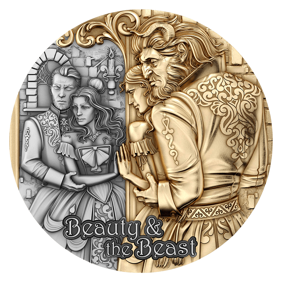 2 ounce Silver Coin - Beauty and the Beast — photo 1