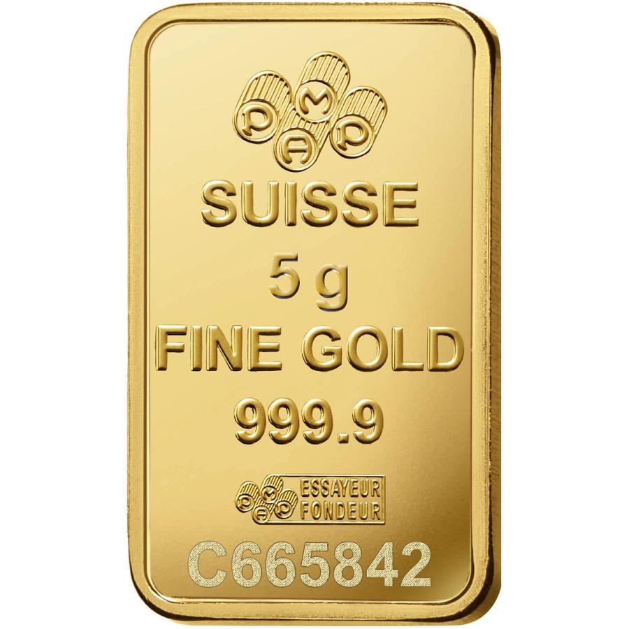 5 gram Gold Bar - PAMP Suisse Rosa thumbnail 4