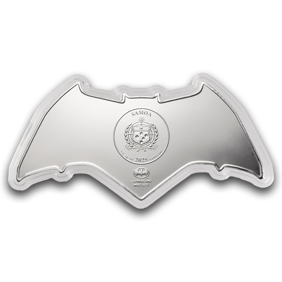1 ounce Silver Coin - Batman Batarang 2025 thumbnail 4