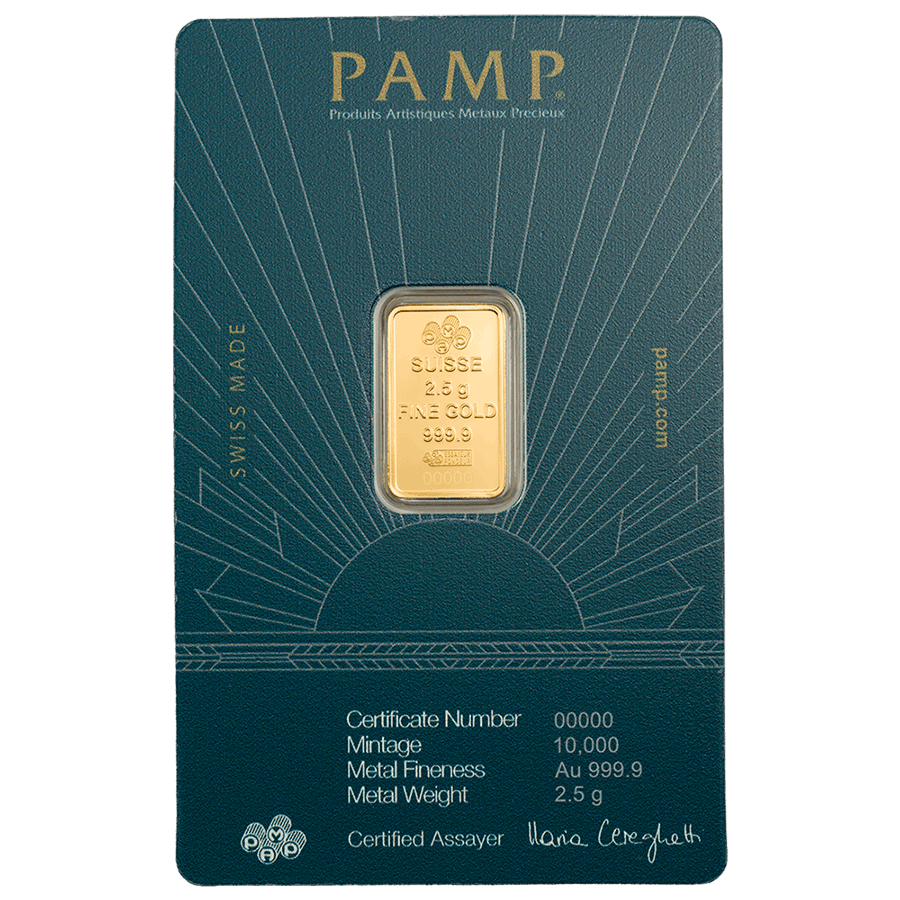 2.5 gram Gold Bar - Lady of Liberty thumbnail 2