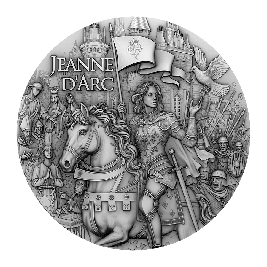 2 ounce Silver Coin - Jeanne d'Arc — photo 1