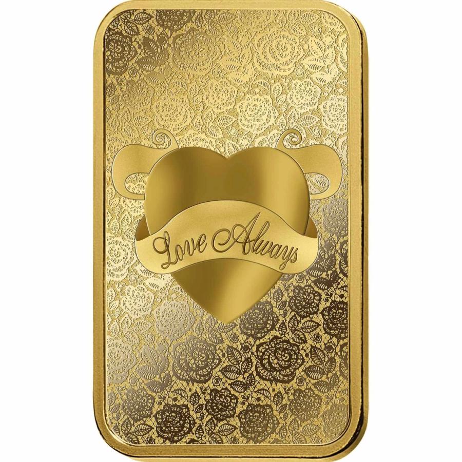1 ounce Gold Bar  - PAMP Suisse Love Always thumbnail 3