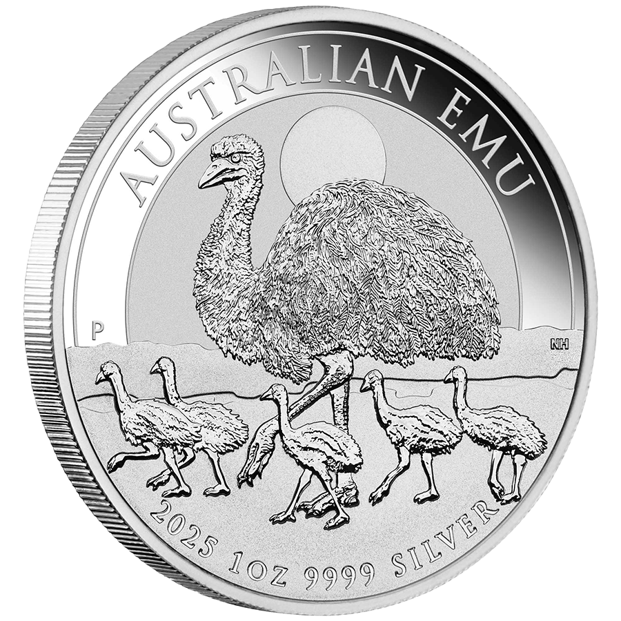 1 ounce Silver Coin - Australian Emu 2025 thumbnail 3