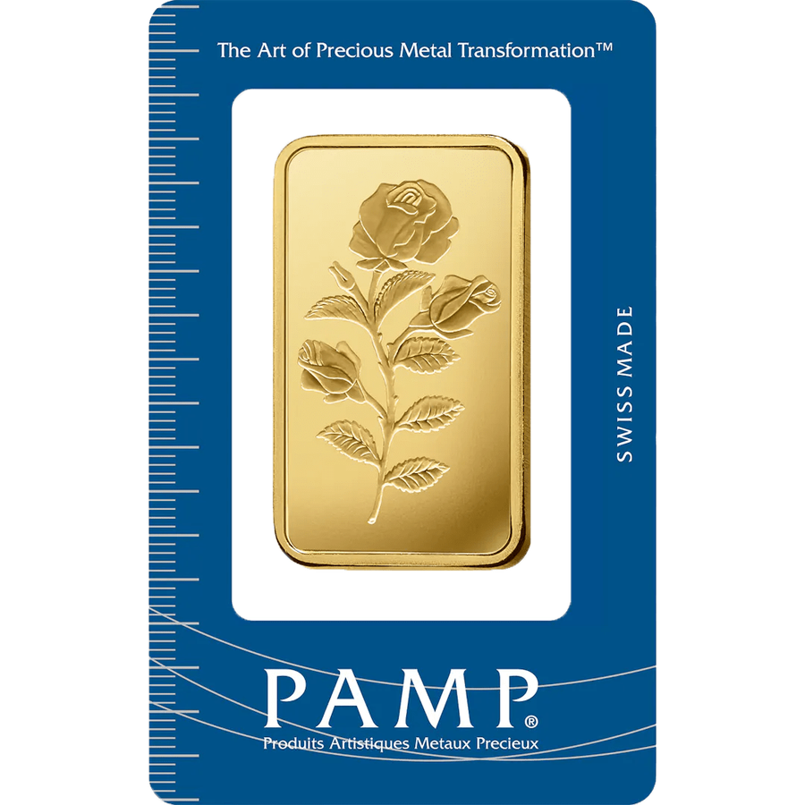 100 gram Gold Bar  - PAMP Suisse Rosa — photo 1