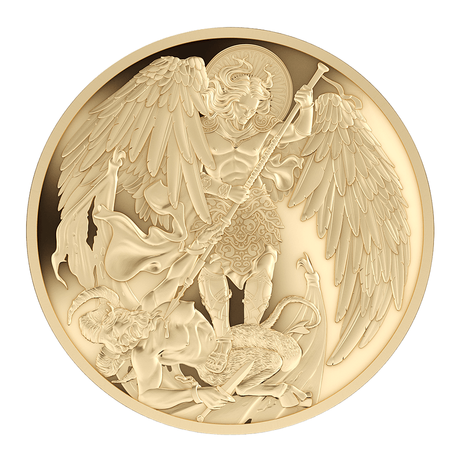 0.5 gram Gold Coin - Archangel Michael — photo 1