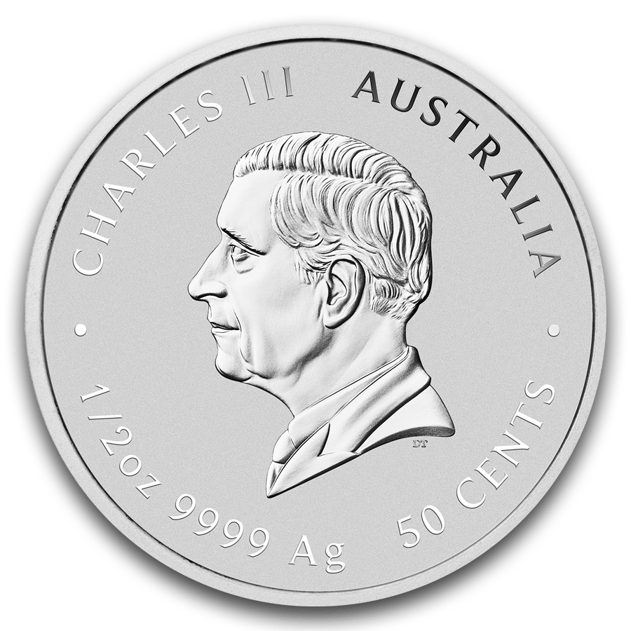 1/2 ounce Silver Coin -  Australia Lunar Snake BU 2025 (Series III) thumbnail 2