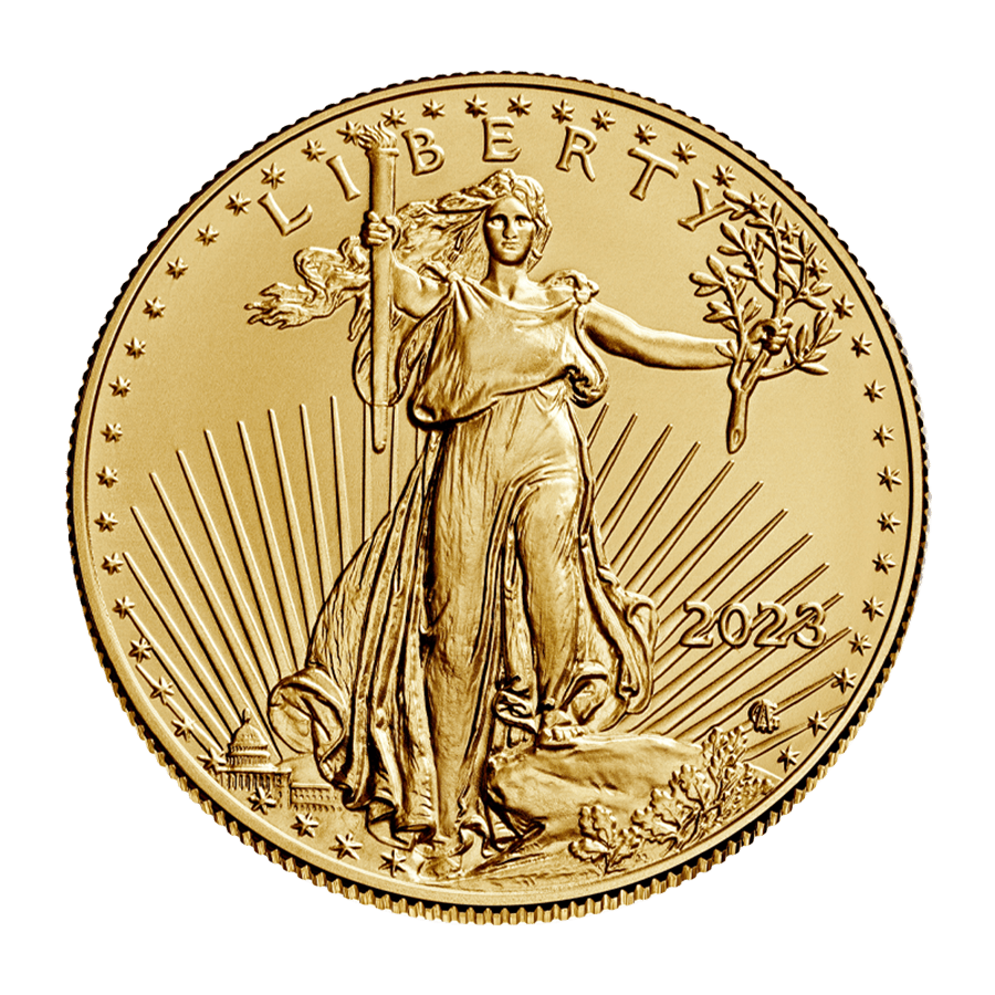 1/2 ounce Gold Coin - American Eagle - Mixed Years — photo 1
