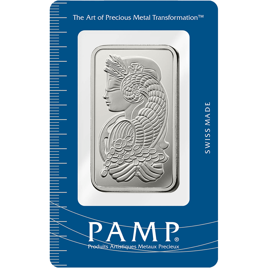 50 gram Silver Bar - PAMP Suisse Lady Fortuna — photo 1