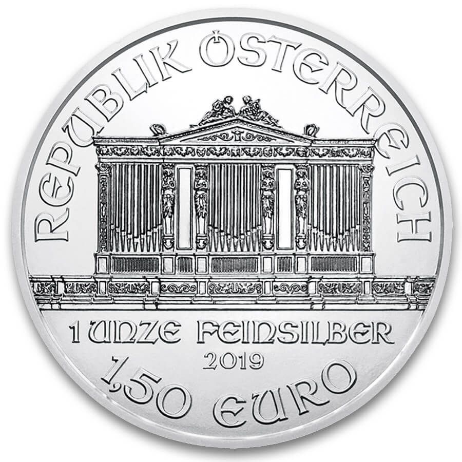 1 ounce Silver Coin - Philharmonic - Mixed Years thumbnail 2