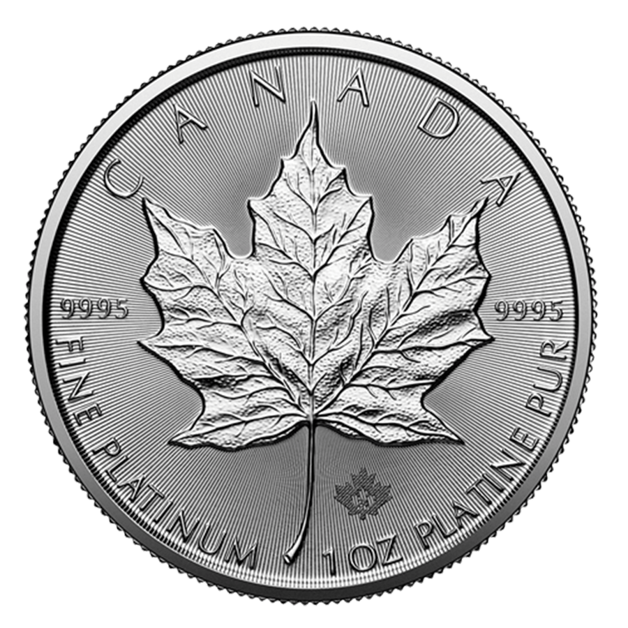 1 ounce Platinum Coin - Maple Leaf 2024 — photo 1