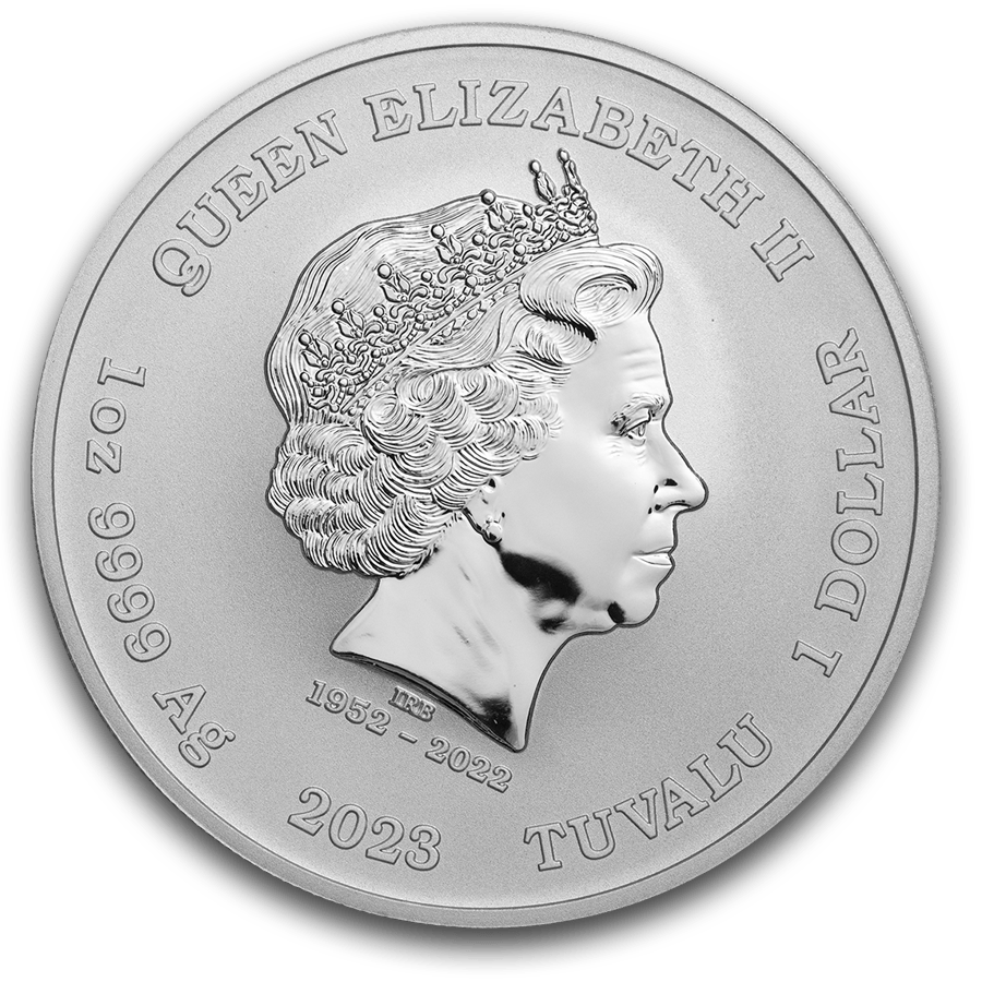 1 ounce Silver Coin - Black Flag The Fancy 2023 thumbnail 2