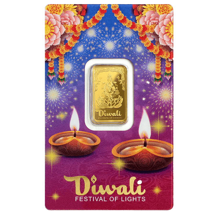 10 gram Gold Bar - Diwali Festival of Lights — photo 1