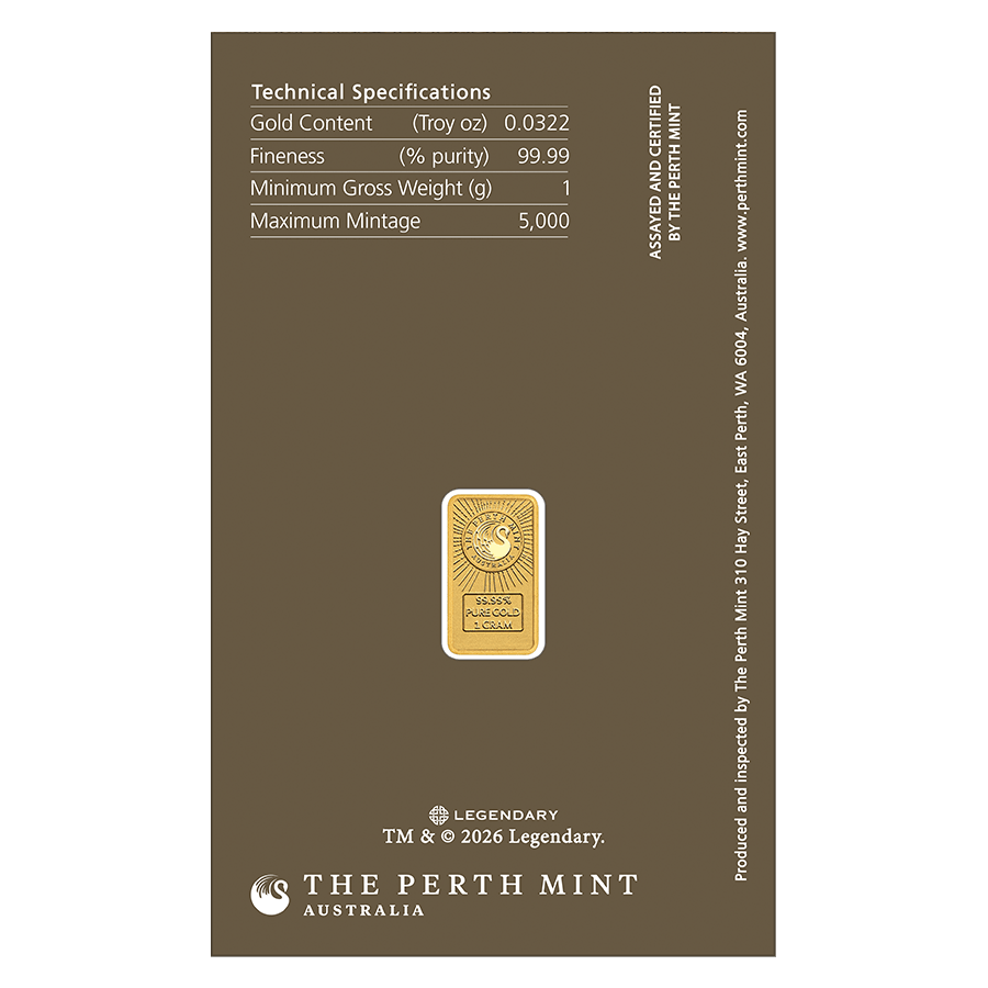 1 gram Gold Bar - Perth Mint x Dune® 2026 thumbnail 2