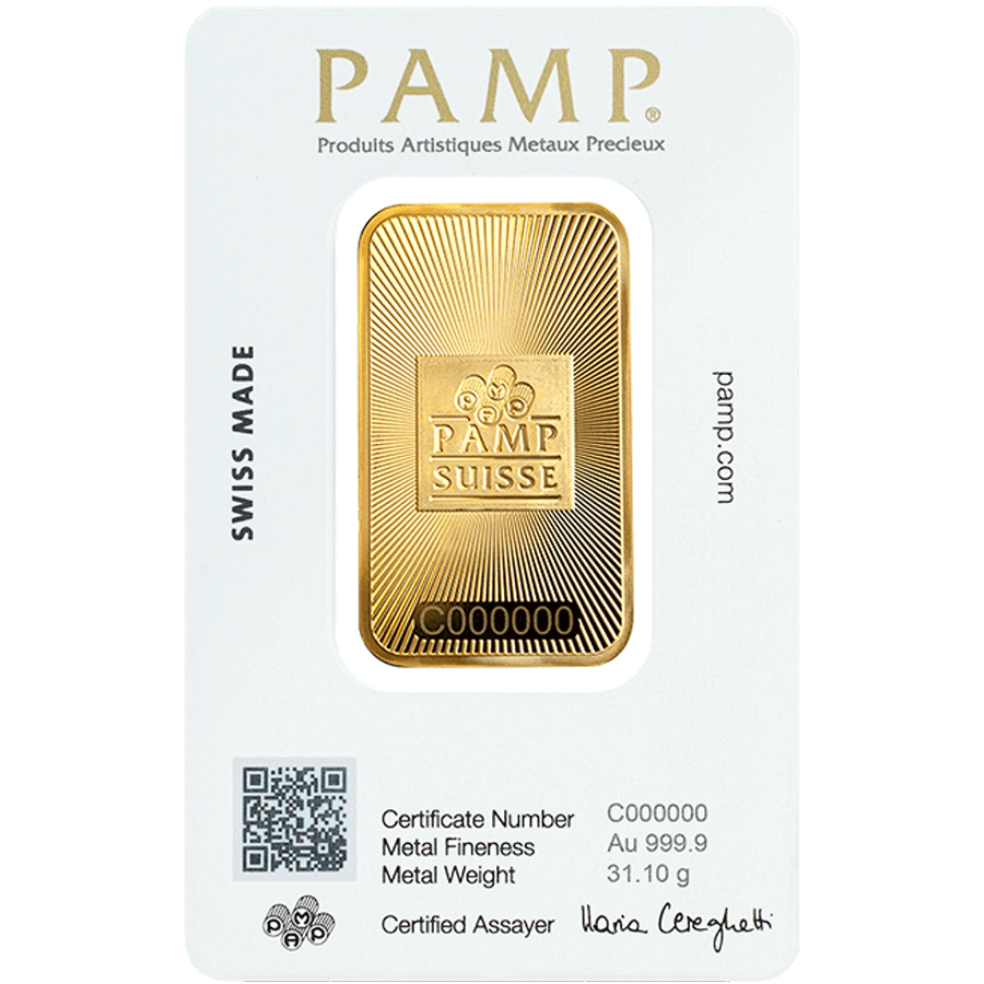 25 x 1 ounce Gold Bar Monster Box - PAMP Suisse thumbnail 3