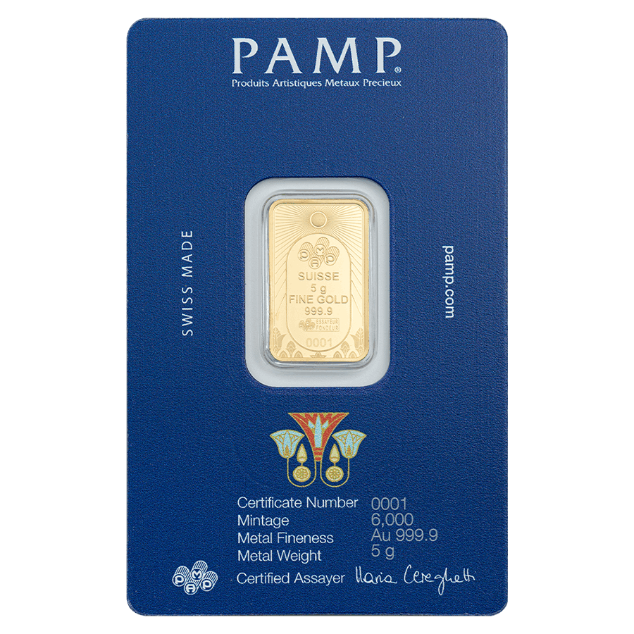 5 gram Gold Bar - Lucky Scarab thumbnail 2
