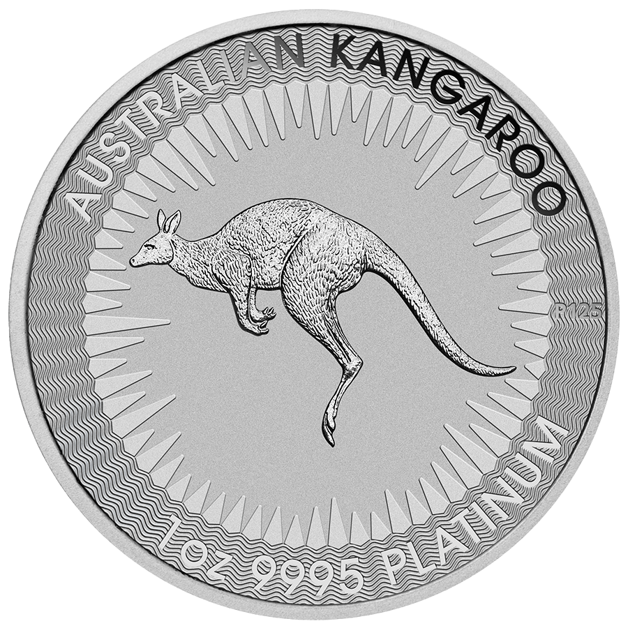 1 ounce Platinum Coin - Australia Kangaroo Mixed Years