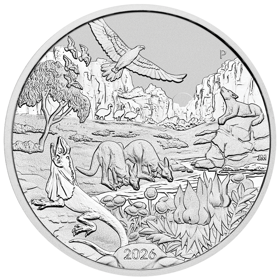 1 ounce Silver Coin - Wonders of Australia - The Outback — photo 1