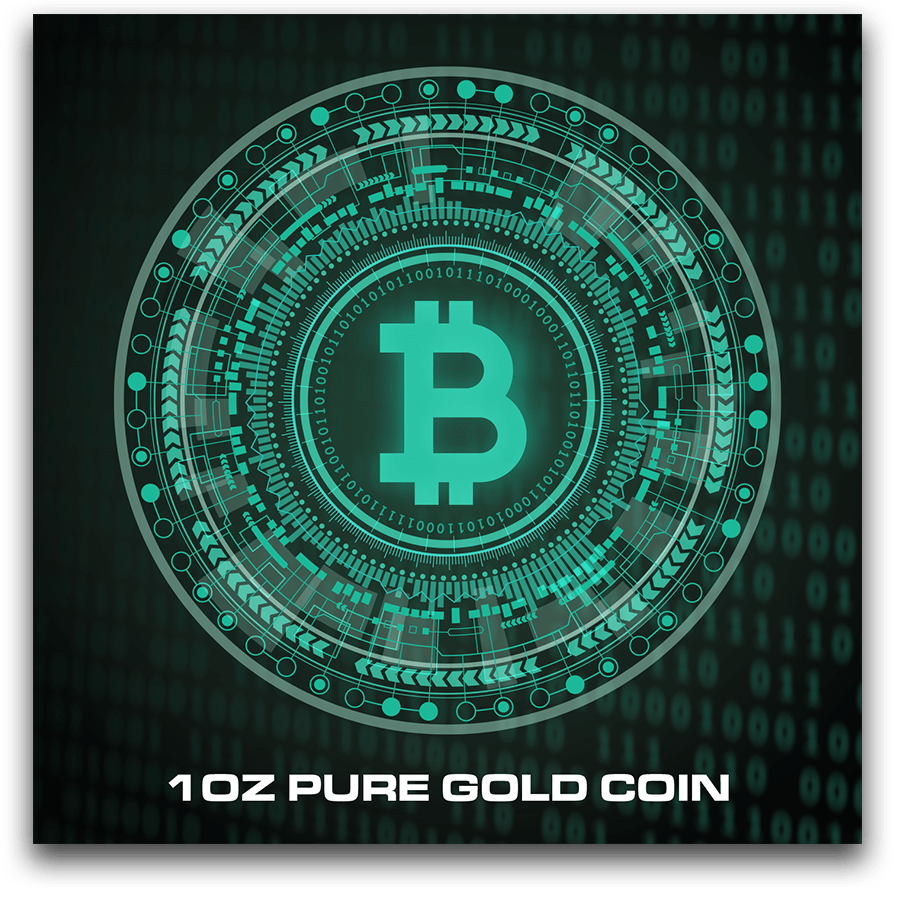 1 ounce Gold Coin - 2025 Bitcoin thumbnail 4