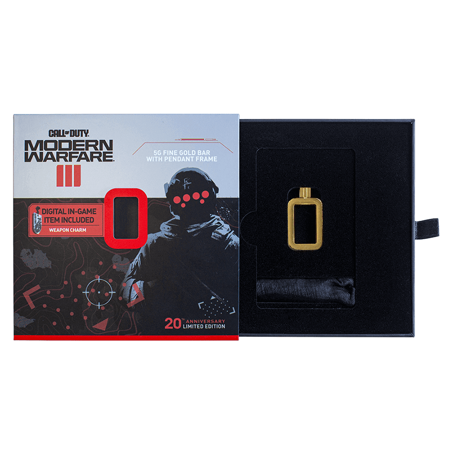 5 gram Gold Bar - Call of Duty (with frame) thumbnail 3