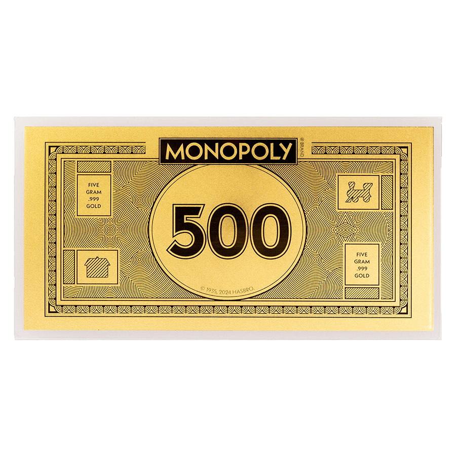 5 gram Gold Monopoly® Money — photo 1