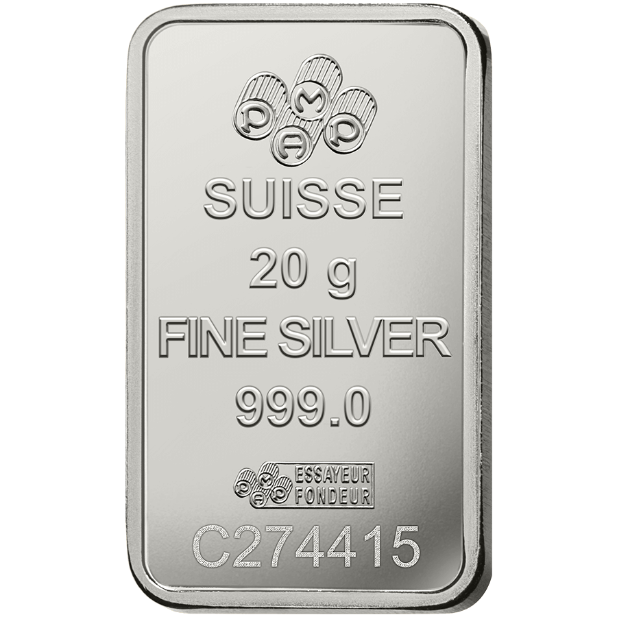 20 gram Silver Bar - PAMP Suisse Lady Fortuna thumbnail 4