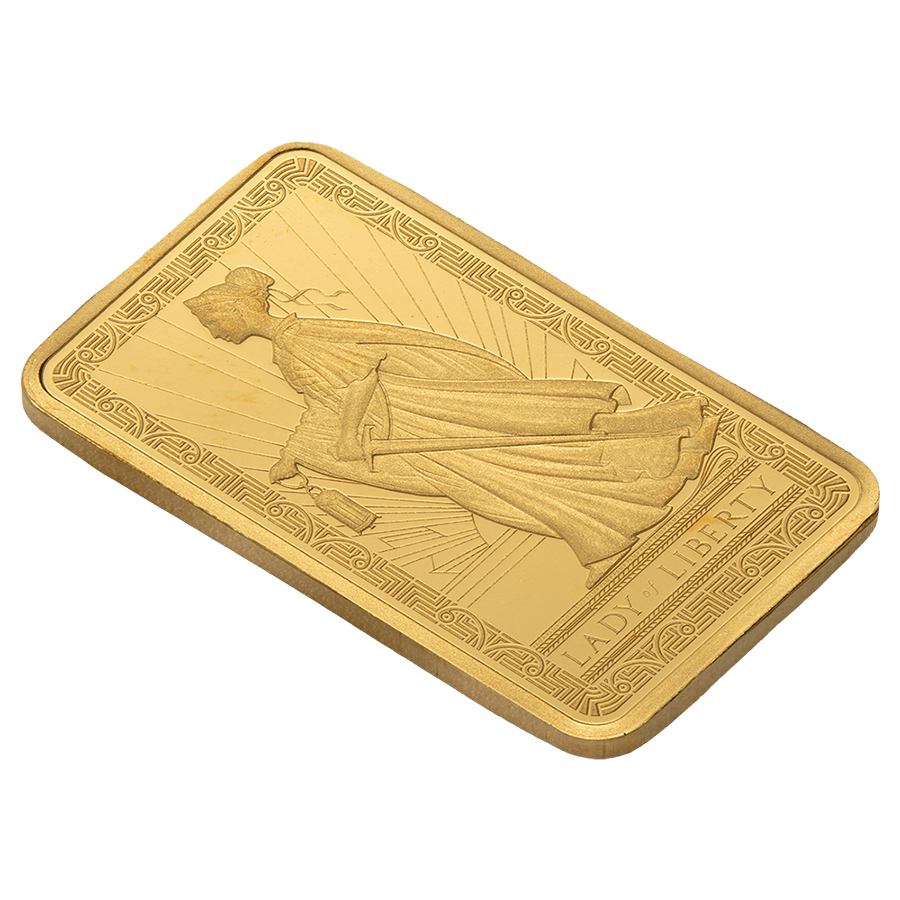 2.5 gram Gold Bar - Lady of Liberty thumbnail 5