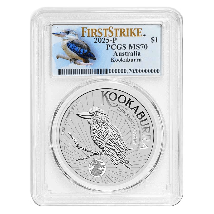 1 ounce Silver Coin - MS-70 PCGS- Australia Kookaburra 2025  — photo 1
