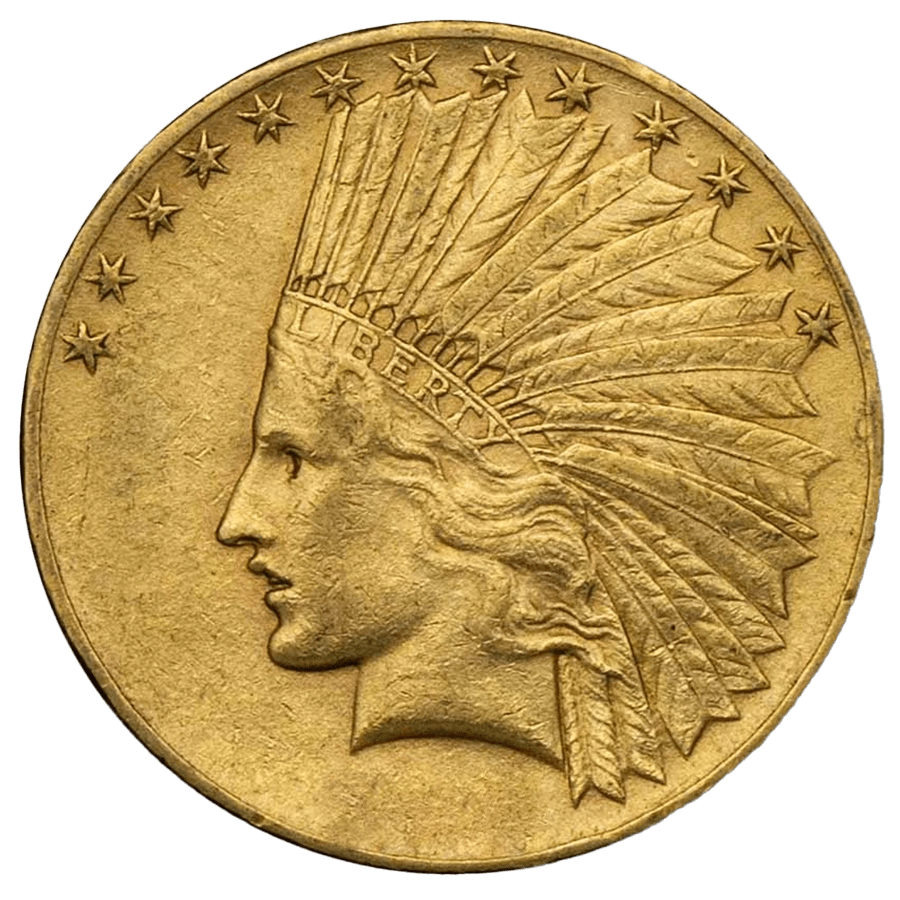 10 US Dollars Gold Coin - Indian Eagle Mixed Years — photo 1