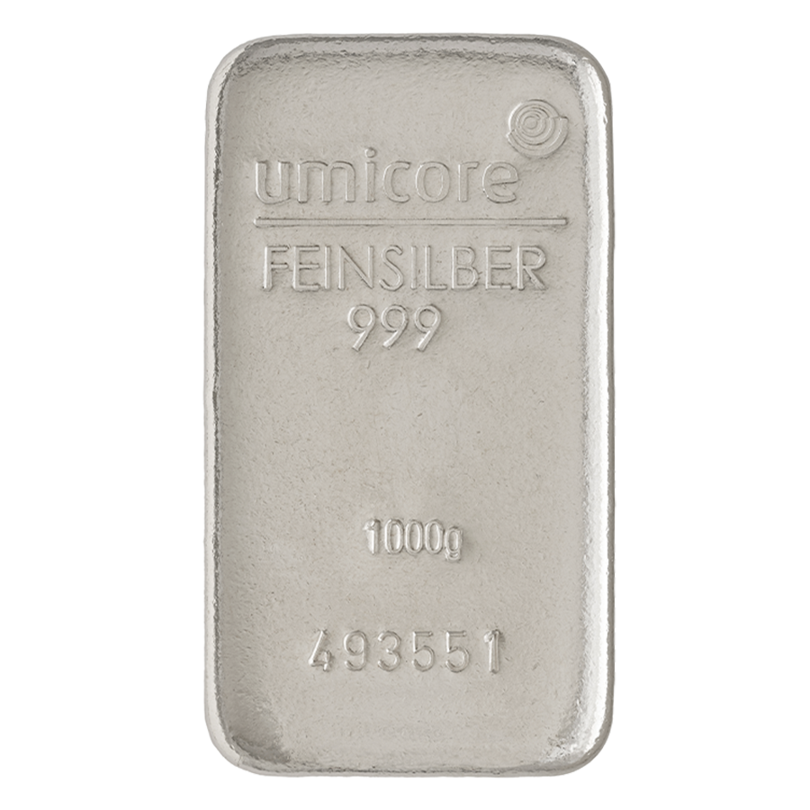 1 kg Silver Bar - Umicore
