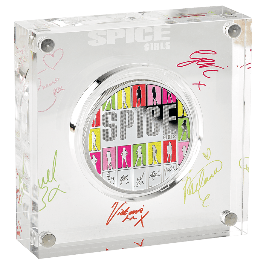 1 ounce Silver Coin - Music Legends Spice Girls Colorized Proof — photo 1