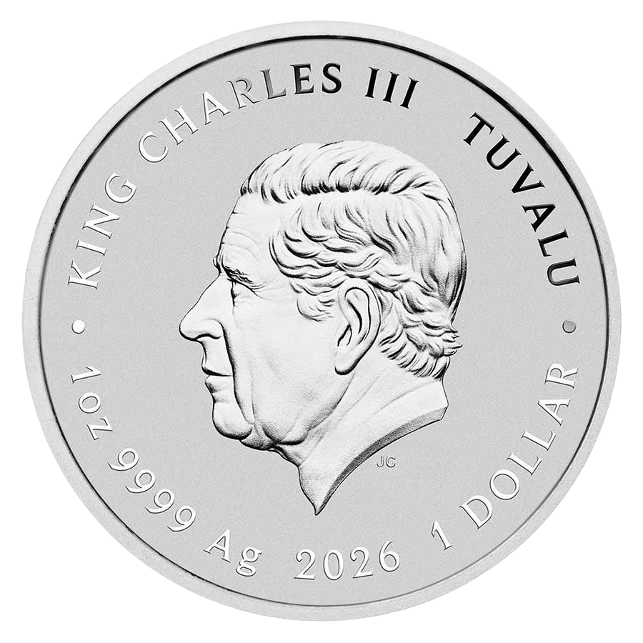 1 ounce Silver Coin - 40 years of Top Gun Coloured thumbnail 2