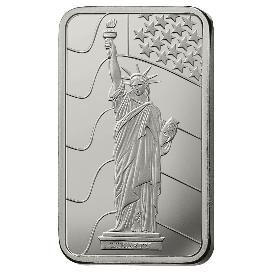5 gram Platinum Bar - PAMP Suisse Liberty thumbnail 3