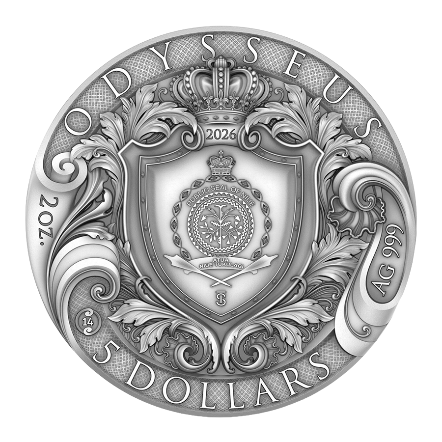 2 ounce Silver Coin - Odysseus thumbnail 2
