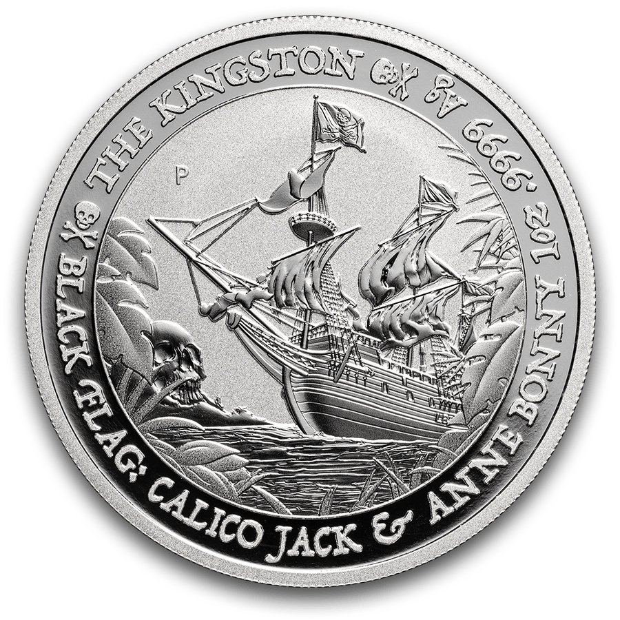 1 ounce Silver Coin - Black Flag The Kingston 2024 — photo 1