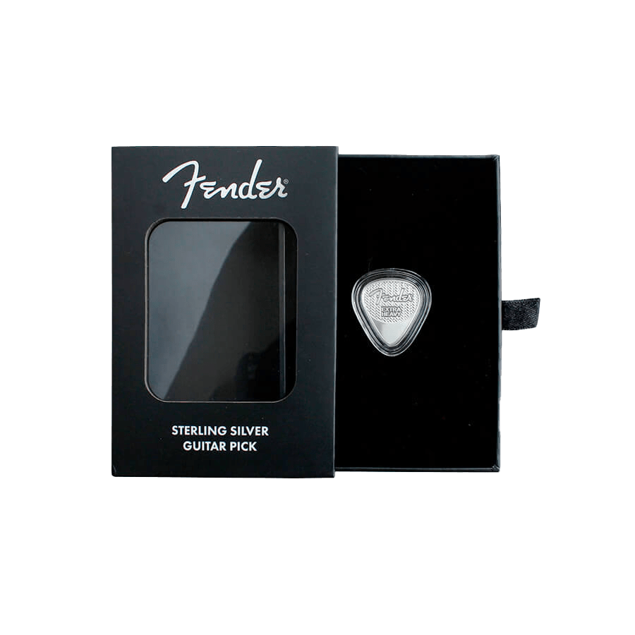 5 grams sterling Silver Fender® playable guitar Pick - PAMP Suisse — photo 1