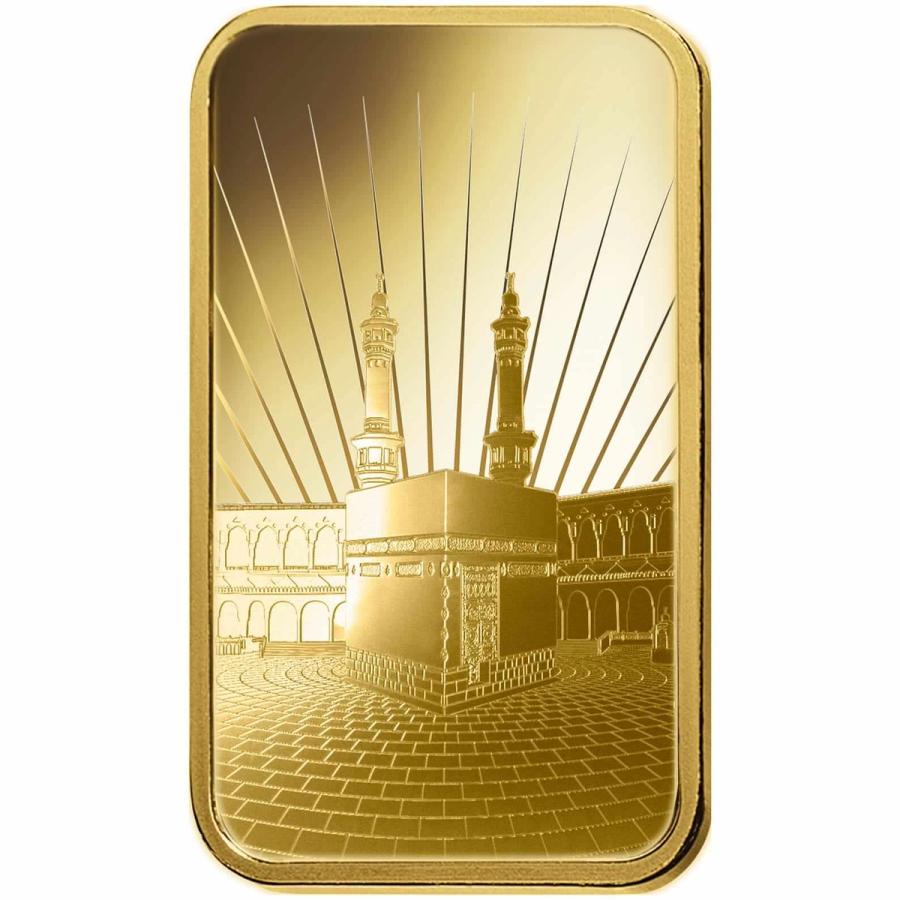 5 gram Gold Bar - PAMP Suisse Ka'Bah Mecca  thumbnail 3