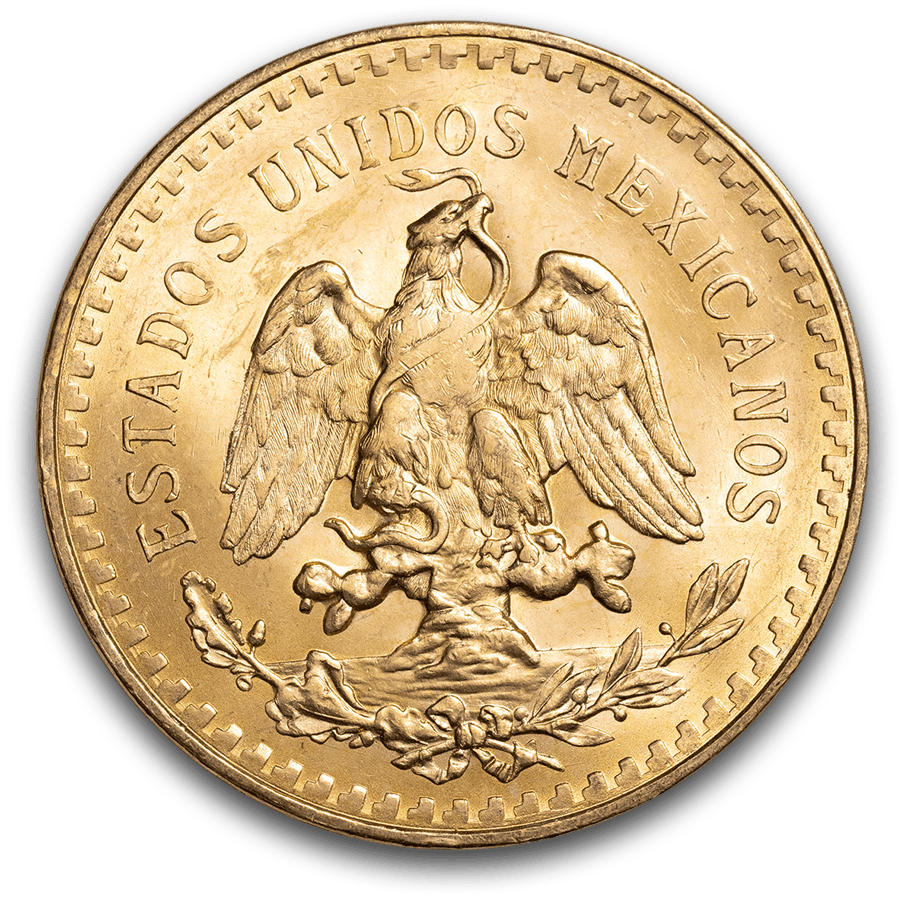 50 Pesos Gold Coin - Mexico - Mixed Years thumbnail 2