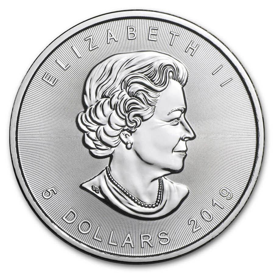 1 ounce Silver Coin - Maple Leaf - Mixed Years thumbnail 2